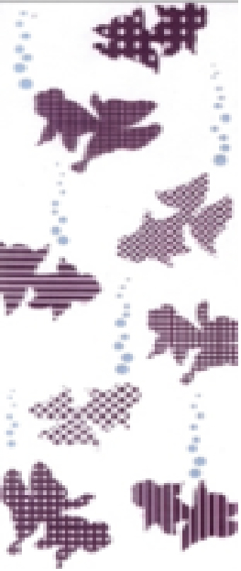 HT024文様金魚<紫>