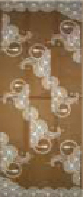 110.青海波に海馬<茶>